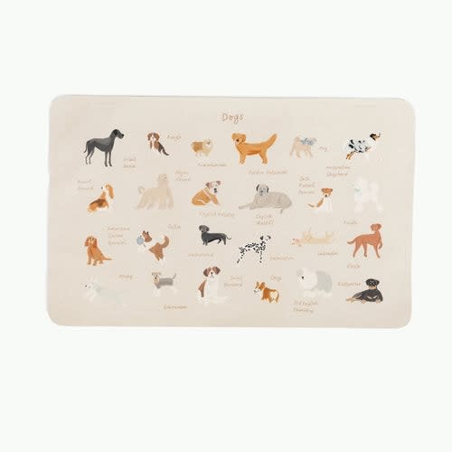 Micro Baby Changing Mat - Dogs