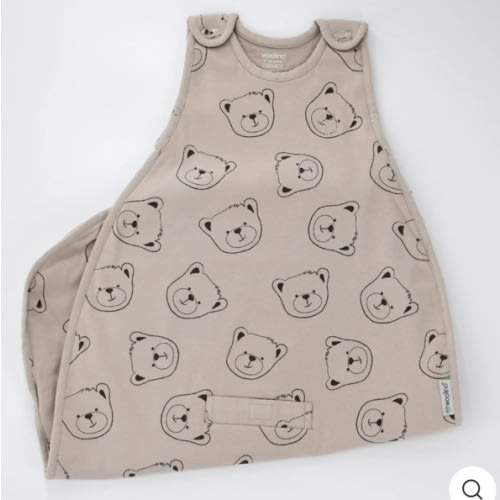 4 Season® Ultimate Baby Sleep Bag, Merino Wool & Organic Cotton, Teddy Bear