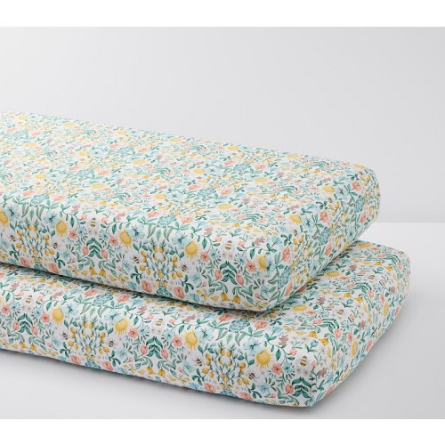 Blair Bunny Organic Crib Fitted Sheet