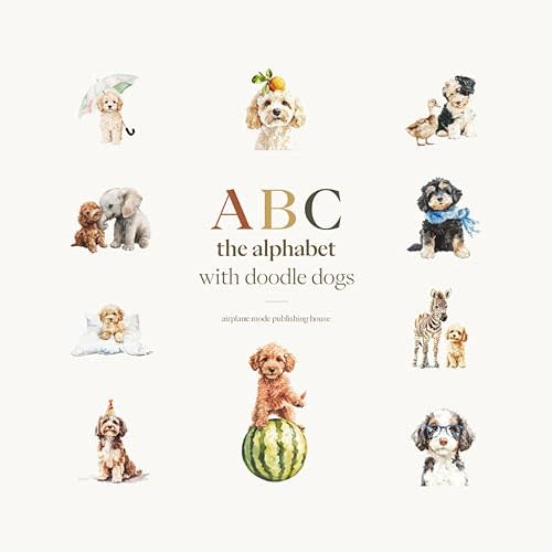 ABC: the alphabet with doodle dogs Paperback – August 29, 2024