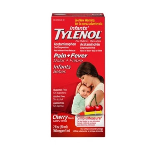 Infants' Tylenol Pain Reliever+Fever Reducer Liquid - Acetaminophen - Grape