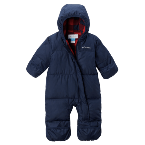 Snuggly Bunny II Bunting - Infants (Color: Coll Navy/ Mountain Red Check 0-3M)
