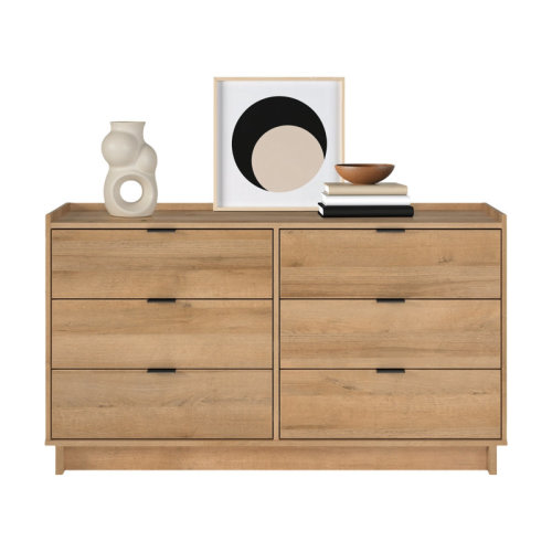 Wade Logan® Chaunta 6 - Drawer Dresser & Reviews | Wayfair