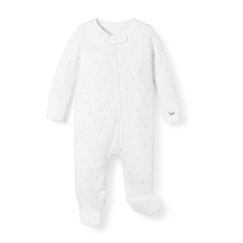 Baby's Pima Romper in Grey Stars