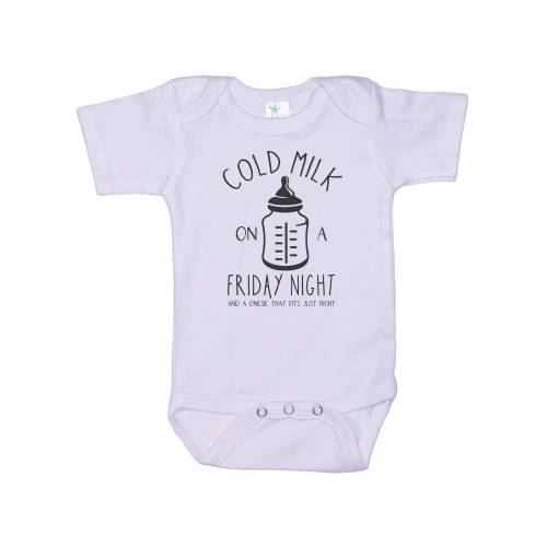 Country Music Onesie®, Cold Milk On A Friday Night, Country Song, Country Music Bodysuit, Country Onesie®, Country Music, Baby Shower Gift