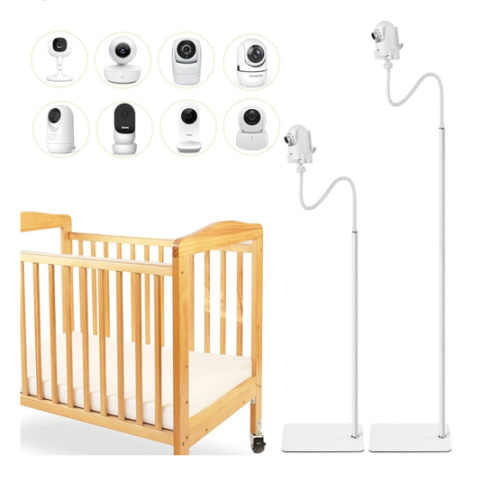Baby Monitor Floor Stand- Momcozy,eufy,Motorola,Owlet, Keep Baby Away from Touching