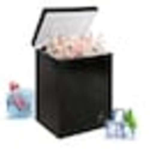 Jeremy Cass 2.8-cu ft Manual Defrost Chest Freezer (Black) ENERGY STAR FLG-80Q-BLACK at Lowes.com