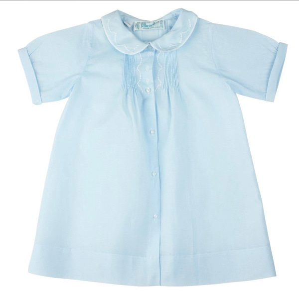 Boys Embroidered Collar Folded Daygown | Feltman Brothers