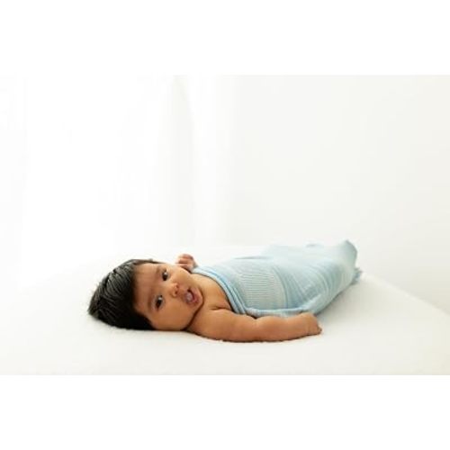Swaddelini Swaddle Sleep Sack, 6-12 Pounds, Made in USA, Blue