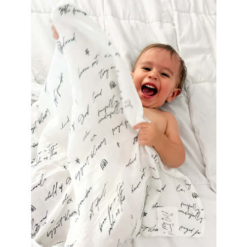 God's Words Swaddle Blanket – OUR HOUSE ABOVE