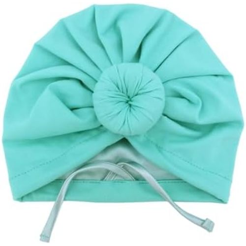 Silky Satin Lined Turban Hat for Babies Infant Toddler Girls Boys Bonnet Newborn Cotton Beanie Little Kids Shower Caps