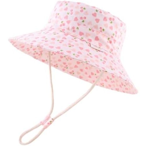 Bamery Baby Toddler Girls Bucket Hat Newborn Sun Hats for Boys Classic Infant Summer UV Protection Hats Kids Beach Cap