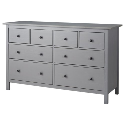 HEMNES Kommode mit 8 Schubladen - grau lasiert 160x96 cm