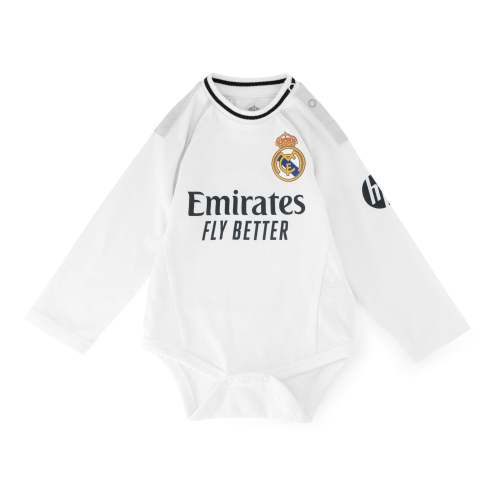 Baby Home Body Long Sleeve White 25/26 – Official Real Madrid Store