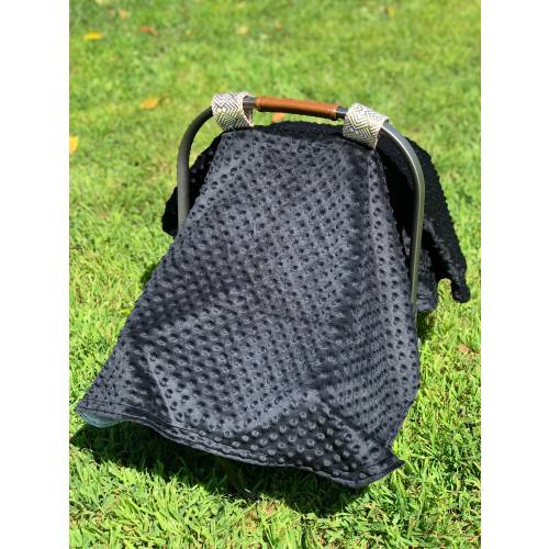 Infant Car Seat Canopy I-Flannel/Minky