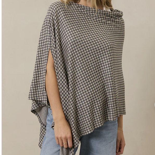 Solly Baby Stormy Houndstooth Nursing Cover
