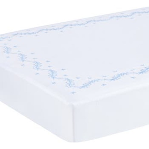 Kids' Embroidered Crib Sheet