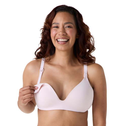 Ingrid & Isabel For Every Belly Women's Maternity & Nursing Breastfeeding Absorbent Wire free Bra, SizesS-XXXL