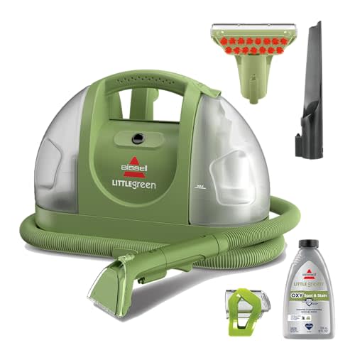 BISSELL Little Green Multi-Purpose Portable Carpet and Upholstery Cleaner, Car and Auto Detailer, with Exclusive Specialty Tools, Green, 1400B