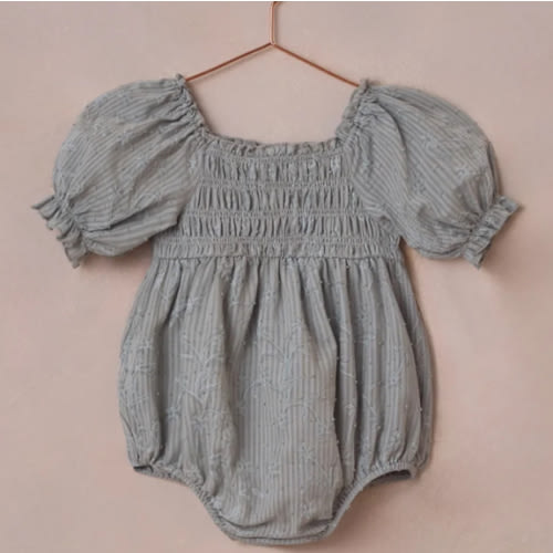 Hazel Romper | Aqua – Noralee