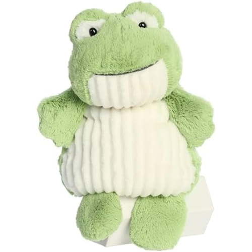 Yedobee Cuddly Huggle Pals Fuzzy Frog Stuffed Animal - Weighted Comfort - Endless Snuggles - Green 12.5 Inches