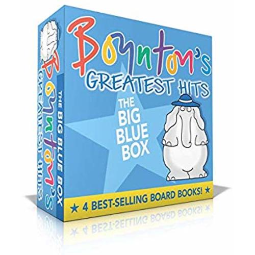 Boynton's Greatest Hits The Big Blue Box: Moo, Baa, La La La!; A to Z; Doggies; Blue Hat, Green Hat (Boynton Board Books)