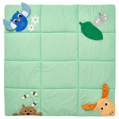 SANDBI Play mat - Scandinavian nature/multicolor 39 ¼x39 ¼ "