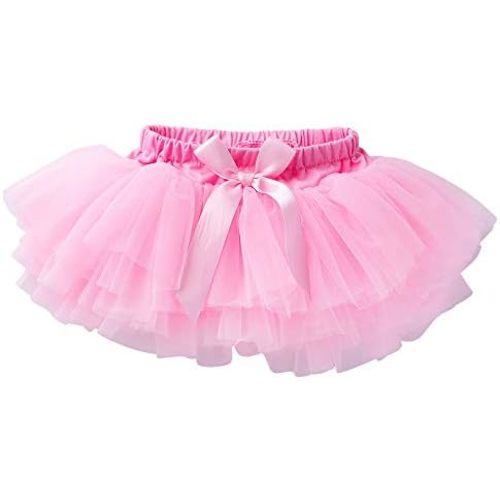 Anbaby Baby Girls Soft Tutu Skirt Toddler Ruffled Pants Diaper Cover