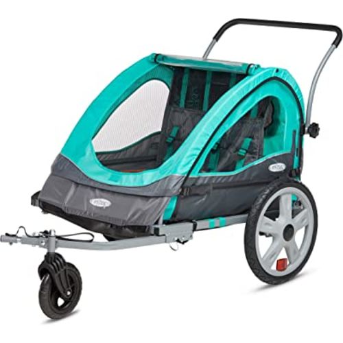 Instep Quick-N-EZ Double Tow Behind Bike Trailer