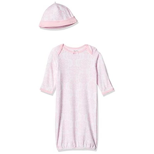 Little Me Baby Girls' 2-Piece Nightgown and Cap Set
