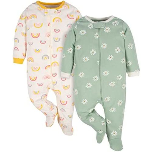 Gerber Baby Girls' 2-pack Sleep 'N Play