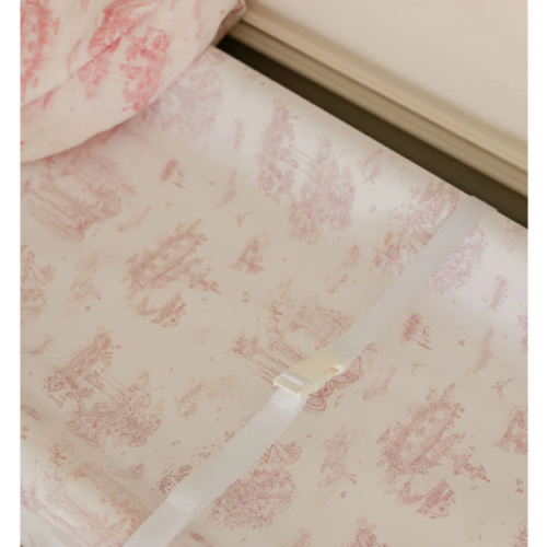 Spring Toile Pink Contour Change Pad | The Gilded Bird – The Gilded Bird US