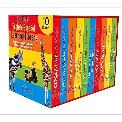 My First English - Español Learning Library (Mi Primea English - Español Learning Library): Boxset of 10 English - Spanish Board Books (Spanish Edition)
