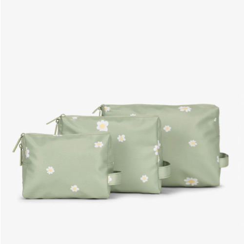 Water Resistant Zip Pouch Set (3 Pieces)