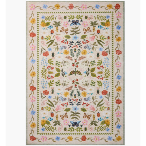 Canopy Curio Printed Rug - Cream – Rifle Paper Co