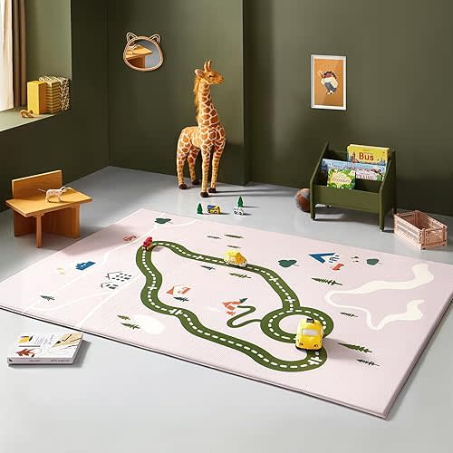 Tiny Land Baby Crawling Mat Reversible Baby Play Mat