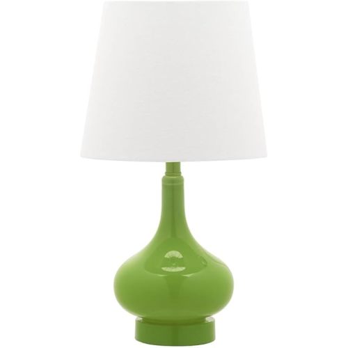 Safavieh Kids Lighting Collection Amy Green Gourd 18-inch Bedroom Living Room Home Office Desk Nightstand Table Lamp (LED Bulb Included)