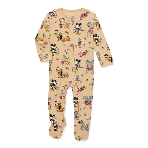 Character Baby Two-Way Zip Front Footed Sleep N Play Pajamas, Sizes Newborn-6/9 Months
