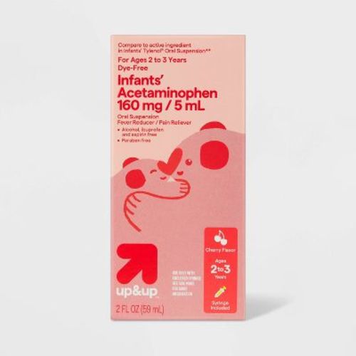 Acetaminophen Dye Free Infant Pain Reliever Liquid - Cherry - 2 Fl Oz - Up&up™