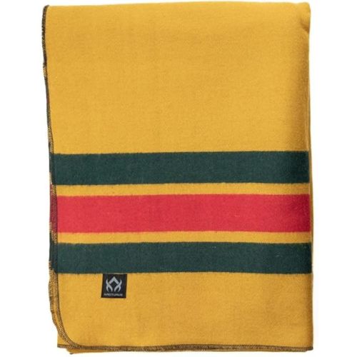 Arcturus Patterned Wool Blankets - 4.5lbs Warm, Heavy, Washable, Large | Great for Camping, Outdoors, Sporting Events, or Survival & Emergency Kits