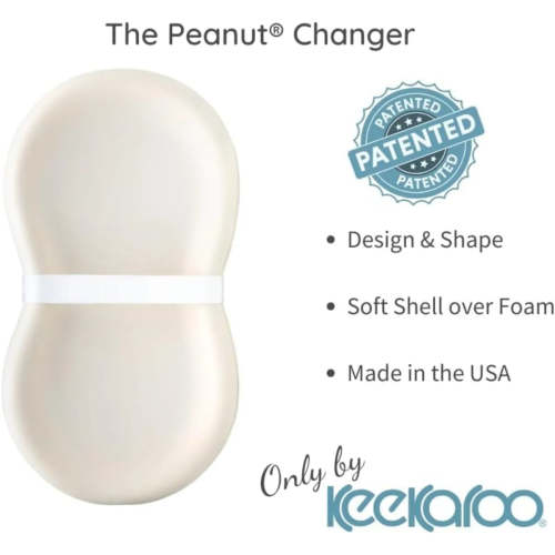 Peanut Wipeable Changing Pad - Vanilla
