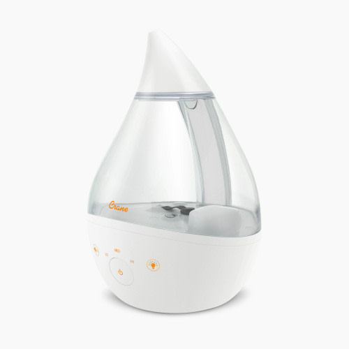 Crane 4-in-1 Cool-Mist Humidifier with Sound Machine - 1 Gallon - Clear/White