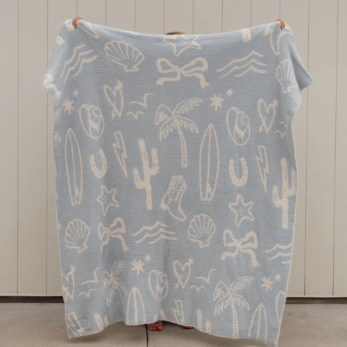 Coastal Cowgirl Luxe Home Blanket