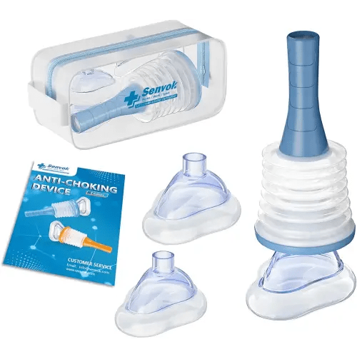 Senvok FSA HSA Choking Rescue Device, Choking Device for Kids and Adults, Portable Airway Suction Device, Choking First Aid Device for Home & Travel