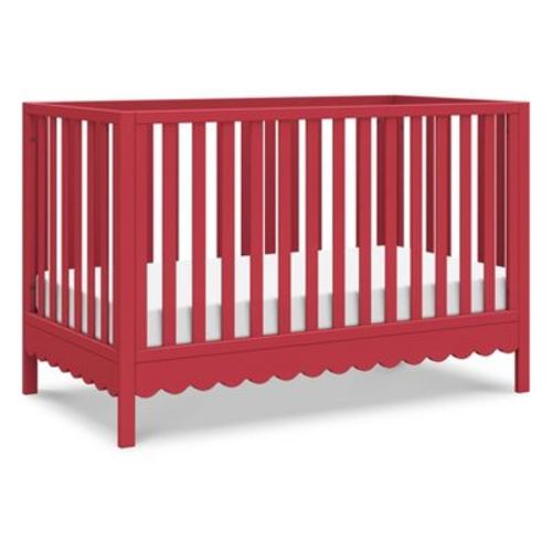 Davinci Sammy Scallop 4-in-1 Convertible Crib - Tomato Red