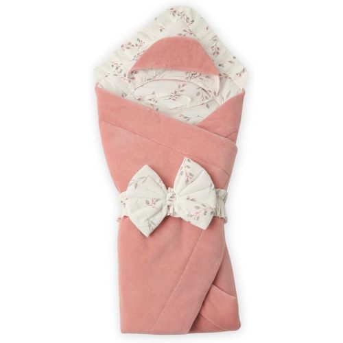 Baby Girl Swaddle Blanket for Newborn Girls – Soft Breathable Baby Swaddle Blanket, Cotton Receiving Blanket, Rouge (Ola Rouge Harmony)