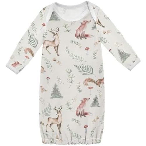 Vozoza Sleeper Gown Cotton Nightgowns Clothes