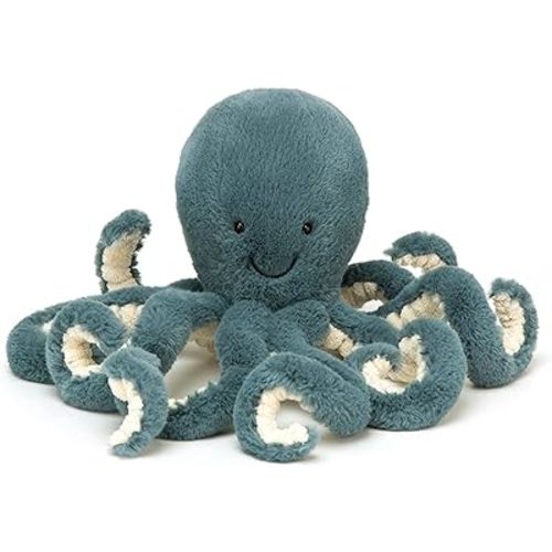 Jellycat Storm Octopus Stuffed Animal, Little 10.5 inches - Ocean Sea Plush Toy - Classic Children's Gift