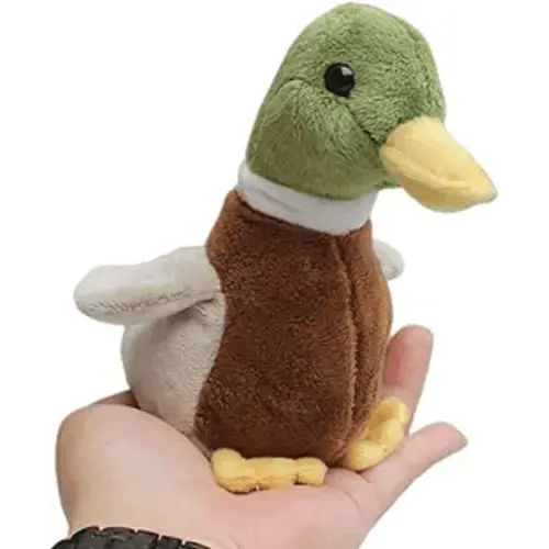 Whrigud Cute Mallard Duck Plush Stuffed Animal Pillow Toys Lifelike Green Duck Stuffed Animal Plush Plushie Toy Soft Plush Doll for Birthday Kids Gifts Home Decor 5.5''