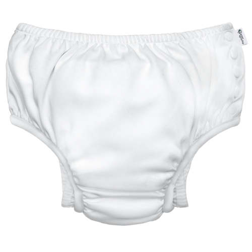 Reusable Swim Diaper (White - 6M)